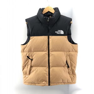 【中古】THE NORTH FACE ヌプシダウンベスト ベージュ NF0A3JQQ M　ザノースフェイス[240024448266]