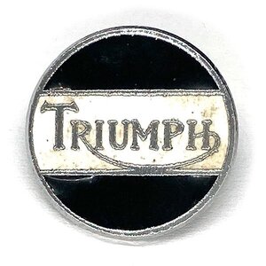 トライアンフ ビンテージ ロゴ ピンバッジ Triumph Vintage Logo Pin 英車 単車 バイク バイカー UK Biker Cafe Racer Caferacer