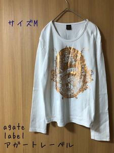 agate label アガートレーベル　ロングスリーブTEE M