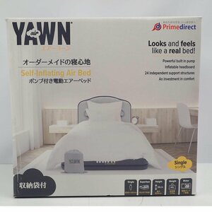 1円【未使用】prime direct プライムダイレクト/エアーヨーン air YAWN ポンプ付き電動エアーベッド/AY14/62