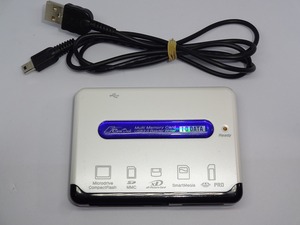 USB接続 カードリーダー IODATA USB2-8inRW SDカード スマートメディア コンパクトフラッシュ メモリースティック等対応