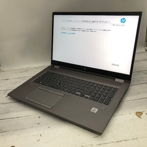 Hewlett-Packard Zbook Fury 17 G7 Mobile Workstation Core i7 10750H 2.60GHz/16GB/512GB(NVMe) 〔B0419〕