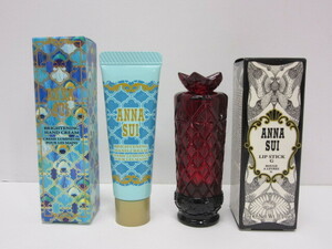 コスメ祭 おまとめ2点 ANNA SUI アナスイ 口紅 リップスティック G352 薬用美白ハンドクリーム ブラントニング 10g