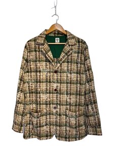 South2 West8(S2W8)◆PEN JACKET/BLEACHED MADRAS PLAID/S/コットン/BEG/チェック/KP864