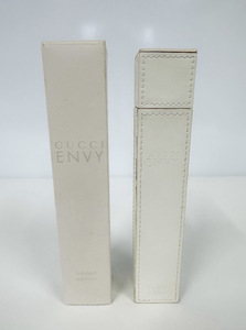 100円～★GUCCI グッチ ホワイトエンヴィ オードトワレ 50ml ENVY 廃盤 入手困難 限定モデル 香水 ホワイトレザーボトル