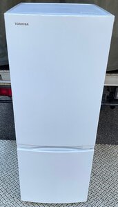 【RKGRE-408】特価！東芝/153L 2ドア冷凍冷蔵庫/GR-V15BS(W) /中古品/2023年製/当社より近隣無料配達！