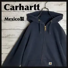 【即完モデル‼︎】Carhartt◎紺 フルジップ パーカー C319