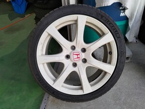 送料着払いのみ　FD2シビック純正　18インチアルミホイール　4本セット　PCD114.3　5穴　ホンダ純正