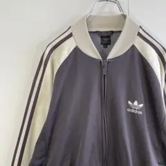 【希少カラー】adidasトラックジャケット古着ジャージ黒オールド在原みゆ紀