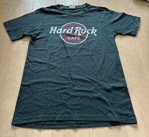 Hard Rock CAFE ハードロックカフェ 古着　半袖Tシャツ チャコールグレー Lサイズ