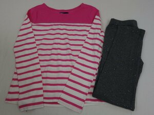 子供服 女の子 GAP ギャップ 長袖 Tシャツ レギンス 2点セット サイズL(10)