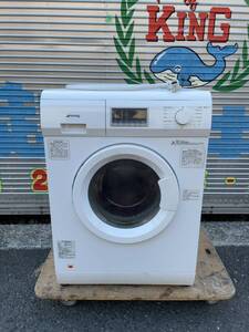 スメッグ イタリア製 ドラム式洗濯機 200V WDF14C7 2017年製 smeg 洗濯機 50HZ