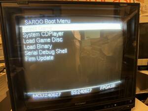 SS / セガサターン / SAROO / SegaSaturn HDloader / SDカードからゲームが起動できます / 64GB マイクロSDカード付き