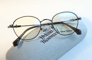 新品　Vivienne Westwood◆ヴィヴィアンウエストウッド　メガネフレーム◆40‐0004　Col.3　メタル　ウェリントン