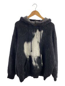 CELINE◆22AW/Horse Hooded Sweater in Silk Mohair/パーカー/XS/モヘア/BLK