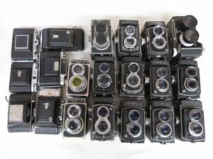 (5304N)ジャンク PRIMOFLEX MAMIYAFLEX RICOHFLEX Ⅶ SIX Minoltacord yashicaflex等 まとめてセット 20台 動作未確認 同梱不可