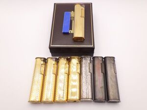 27176Ed【1円スタート】dunhill ダンヒル ローラー ガスライター オーバル ドレス 喫煙具 8点セット まとめ売り