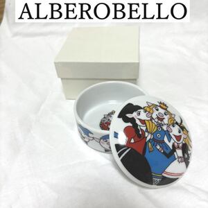 ALBEROBELLO アルベロベロ ブタさん 陶器製 小物入れ 蓋つき