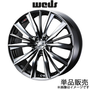 レオニスVX SX4 Sクロス YA22S/YB22S 17インチ アルミホイール 1本 ブラックメタルコート/ミラーカット 0033266 WEDS LEONIS VX