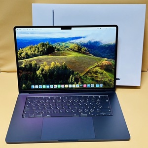 美品 Apple Macbook Air 15 2023 ミッドナイト Apple M2 8コア/ 10コア GPU/メモリ16 GB/ストレージ 1TB SSD/Sonoma + Windows 11Pro