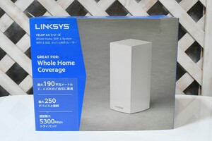 trok516 未使用品 リンクシス LINKSYS VELOP AXwifi6対応 Wi-Fiルーター メッシュルーター 速度最大5300mbps 最大190平方メートル