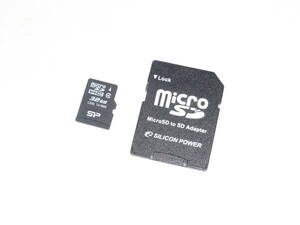 動作保証！SILICON POWER microSDHC 32GB クラス④ SDアダプター付