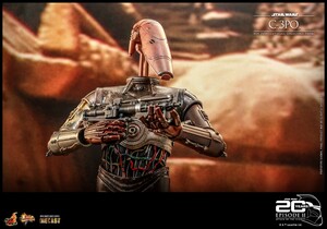 ※差し替え用ヘッド（バトル・ドロイド）のみ 『スター・ウォーズ　エピソード２／クローンの攻撃』 Ｃ-３ＰＯ 1/6スケール ホットトイズ