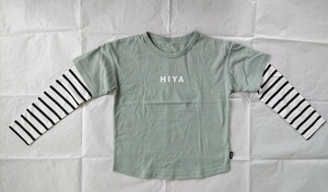 ★新品 GITA 重ね着風袖レイヤード長袖Tシャツ ロンT 千趣会 