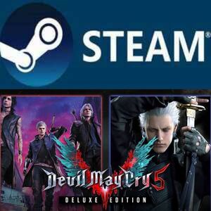 Devil May Cry 5 Deluxe + Vergil デビルメイクライ 5 デラックス + バージル DLC 日本語対応 PC STEAM コード