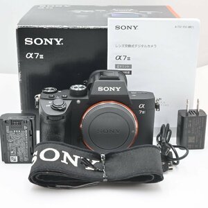 SONY(ソニー) フルサイズ ミラーレス一眼カメラ α7III ボディ