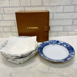 未使用 5枚セット ランセル カレー皿セット LANCEL