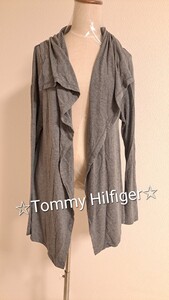 美品★TOMMY HILFIGER★とろみカーディガン