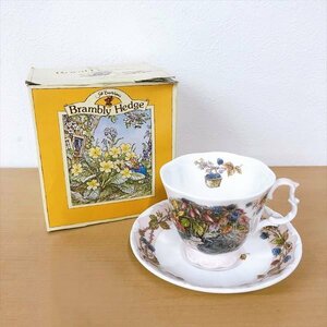 303*Royal Doulton ロイヤルドルトン Brambly Hedge ブランブリーヘッジ オータム カップ&ソーサー 英国製 元箱付き 【未使用品】