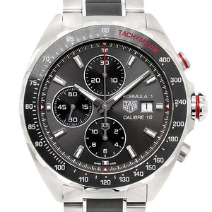 タグホイヤー TAG HEUER フォーミュラ1 クロノグラフ CAZ2012.BA0970 グレー文字盤 SS/セラミック メンズ腕時計 自動巻き 44mm 男性