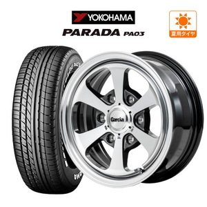 200系 ハイエース ホイール 4本セット MID ガルシア ダラス6 YOKOHAMA パラダ PA03 215/65R16