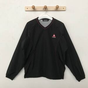 le coq sportif GOLF QG6111 ルコック ゴルフ メンズ 裏メッシュ ナイロン ウインドブレーカー ロゴ刺繍入り 美品 size M