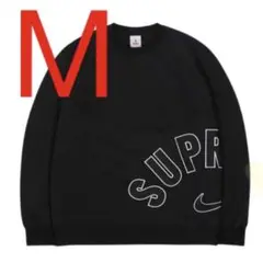 Supreme Nike Arc Crewneck Black 黒 M