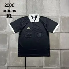 00s old adidas referee ss polo shirts XL