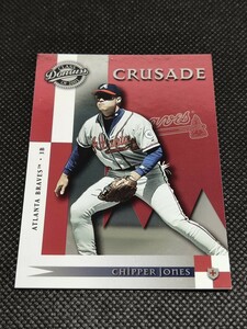 2001 DUNRUSS CRUSADE 255/300 CHIPPER JONES チッパー・ジョーンズ