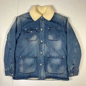 【M】USED RHC RON HERMAN Denim Boa Jacket ロンハーマン デニム ボア ジャケット ランチコート (1322) F1060