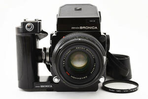 【1円スタート!!】★美品★ ZENZA BRONICA ゼンザブロニカ ETRS AE II + ZENZANON MC 75 2.8 中判カメラ #1476