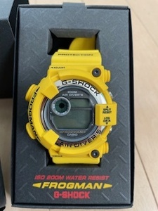 ＣＡＳＩＯ　DW-8250Y-9T　１９９８年　MEN IN YELLOW（メンインイエロー）　フロッグマン　未使用品 　FROGMAN　カシオGショック　