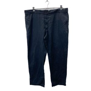 Dickies チノパンツ ワークパンツ W46 ディッキーズ ビッグサイズ ブラック 古着卸 アメリカ仕入 2408-487