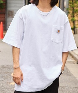 carhartt/カーハート ビッグシルエット ポケット半袖 Tシャツ(S)