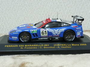 IXO イクソ　1／43 フェラーリ FERRARI 550 MARANELLO 　♯61　2005　LMM096