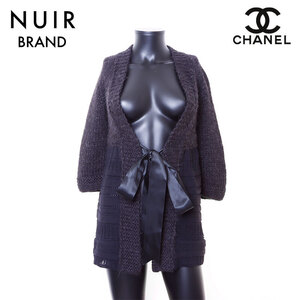 シャネル CHANEL カーディガン Size:34 アルパカ ブラック