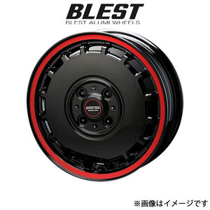 ブレスト バーンズテック KTストリーム アルミホイール 4本 デリカ D:2 CV4W/5W(14×4.5J 4-100 INSET45 ブラックレッドライン)BLEST