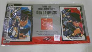61010 機動戦士ガンダム テレホンカード ガンダムＷ ウィング 5枚セット 未使用 台紙付き テレカ　