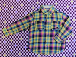  ◆◇【USED】ミキハウス　mikihouse 長袖シャツ　リバーシブル　100◇◆ 