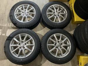 【2404051】スタッドレス 16インチ 6.5J +38 PCD114.3 5H + NorthTrek N5 205/60R16 2023年 ヴォクシー ステップワゴン プリウスα HS 等